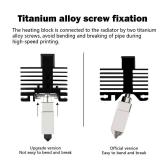 HysiPrui P1P/P1S Hotend Assembled Extruder Printhead Kit for Bambu Lab P1P/P1S- 3D Printer Hot End Replacement with 0.4mm Hardened Steel Nozzle, Thermistor, Heater Cartridge, Heatsink and Heat Block