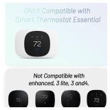 CERCGVEL 1/2 Packs Trim Plate Compatible with ecobee Smart Thermostat Essential, Wall Plate Bracket Cover, Programmable Thermostat Accessory, Practical Kit, Bracket Mount Cover (2 Packs)