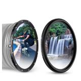 JJC True Color 58mm Variable ND2.5-ND1000 Filter Kit, 1-10 Stops, No Color Shift, No X Cross, No Vignetting, Two-Part Design, Multi-Coated Neutral Density Lens Filter