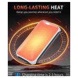 Lerat Hand Warmers Rechargeable, 2 Pack Electric Hand Warmer, Reusable Portable Pocket Heater USB Handwarmers, Gifts for Men, Women, Indoor, Outdoor, Hiking, Skiing, Camping, Hunting Accessories