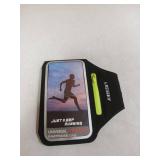 Running Armband with Earphone Bag Cell Phone Armband for iPhone 16 15 Pro 14 Plus 13 11 XR XS, Galaxy S24/S10 Water Resistant Sports Phone Holder Case & Zipper Slot Car Key Holder for 6.9 inch Phone