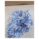 4Pack Mop Replace Heads Compatible for O Cedar, Spin Mop Refill Head Replacement for RinseClean 2-Tank System - Fluffy Microfiber, Machine Washable and Easy to Replace