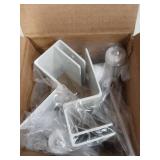 2Pack Gutter Mount Compatible with eufy Security SoloCam S220/C210, eufyCam 2C/2C Pro/S3 Pro, 3/S330, 2/2 Pro, 3C/S300, 360°Adjustable Weatherproof Mounting Bracket for Eufy Security Camera - White