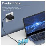 Laptop Charger Compatible with Chuwi-Herobook Pro, 13" 14" GemiBook Pro, 13.3" Lakebook CW1509, UBook Pro X, AeroBook Pro, UBook X GemiBook Pro, 14