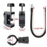 Microphone Stand, 20" Flexible Gooseneck Desktop Mic Stands Holder,3/8" to 5/8" Screw Adapter, 360 Adjustable Compact Mic Arm for Meetings, Lectures, Live Broadcast Equipment