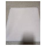 OWENIE Sheer Curtains 84 inches Long 2 Panels Set for Living Room/Bedroom, Rod Pocket Voile Sheer Panel Drapes, White, 2pcs, Each 42" W x 84" L