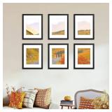 DecorUhome 11x14 Picture Frame, Display Pictures 8x10 with Mat or 11x14 without Mat, Wall Mounting Photo Frame, Black, 1 Pack