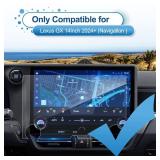 Coleya 2024 2025 GX550 Screen Protector for Lexus GX 550 (Premium/Luxury/Overtrail) 14-inch Touch Screen, 9H Tempered Glass 2025 GX550 Accessories HD Transparent/Anti-Fingerprint 14"