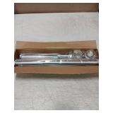 Mcrbeay Shower Curtain Rod, 1" Diameter Heavy Duty Tension Shower Rod, Non Slip Adjustable 28-74 inch No Drill Shower Curtain Rods Spring Tension For Bathroom, Shower Stall, No Rust, Brushed Nickel