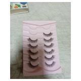 Frihappy Wispy Lashes Natural Eyelashes Fake Eyelashes Natural Lashes False Eyelashes Natural Eye Lashes Mink Lashes FRH-2 missing 3 lashes
