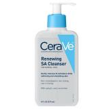 CeraVe Renewing Salicylic Acid Cleanser, Formulated With Hyaluronic Acid, Niacinamide, & Ceramides, Gentle BHA Exfoliating Face Wash Smooths & Softens Skin, Non Comedogenic & Fragrance Free, 8 Ounce