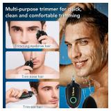 Winsea Ear and Nose Hair Trimmer for Men and Women Travel Trimmer, High-Precision Nose Shaver, USB Rechargeable, Waterproof, Safe & Quiet Operation, Portable Ear Hair Remover Design