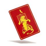 RCWG Chinese Feng Shui Amulet Card, Feng Shui Wealth Prosperity Talisman. Money Prosperity Chinese Good Luck Charms, Attracting Wealth, Money, and Business Partnerships