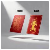 RCWG Chinese Feng Shui Amulet Card, Feng Shui Wealth Prosperity Talisman. Money Prosperity Chinese Good Luck Charms, Attracting Wealth, Money, and Business Partnerships