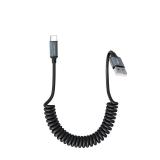CableCreation Coiled USB C Cable, Coiled USB A to USB C Cable for Car Type C Charger Cable for Carplay & Android Auto Compatible with iPhone 16,15, Samsung Galaxy S24 / S23, Google Pixel, Tablet