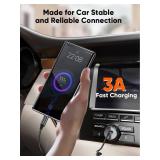 CableCreation Coiled USB C Cable, Coiled USB A to USB C Cable for Car Type C Charger Cable for Carplay & Android Auto Compatible with iPhone 16,15, Samsung Galaxy S24 / S23, Google Pixel, Tablet