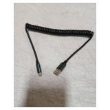 CableCreation Coiled USB C Cable, Coiled USB A to USB C Cable for Car Type C Charger Cable for Carplay & Android Auto Compatible with iPhone 16,15, Samsung Galaxy S24 / S23, Google Pixel, Tablet