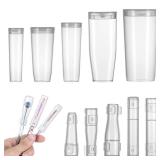 10 Pcs Make Up Brushes Covers, Cosmetic Brush Protectors, Brush Cover for Women Portable for Safe Storage and Travel, Lightweight and Durable Plastic Brushes Guards