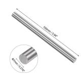 uxcell Round Steel Metal Rod, 7mm x 100mm High Speed Steel (HSS) Lathe Bar Stock Tool, for Shaft Gear Drill Lathes Boring Machine Turning Miniature DIY Craft