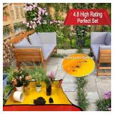 39" x 31" Thickened Repotting Mat for Plant Transplanting and Potting Soil Mess Control Waterproof Tray, Succulent Pots Portable Gardening Mat, Protect Nail Gloves, Best Gifts for Gardeners