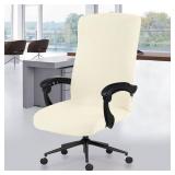 DIVA EN CAMINO DEC Stretch Office Chair Cover with Zipper, Soft Slipcover for Home Office Desk or High Back Chair
