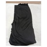 BDDC Table Covers for 6 Foot Tables, Black Washable and Wrinkle Resistant Stretch Tablecloths Rectangle 6ft for Events, Wedding, Banquets, Parties