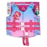 SwimWays Disney Princess Swim Trainer Life Jacket, US Coast Guard Approved Life Vest Kids Swim Vest, Pool Floats & Life Jackets for Kids 33-55 lbs, Ariel