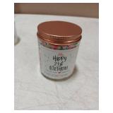Homsolver 21st Birthday Gifts for Her, Perfect Ideas Happy Birthday Presents for Women, Friends, Sister, Daughter, Vanilla Cream Scent Handmade Aromatherapy Candle Decorations