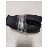 Oudezorp Car Steering Wheel Cover, Microfiber Leather Steering Wheel Covers with Anti-Slip Lining, Universal 14.5-15 inchs Black