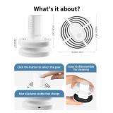 Fruit and Vegetable Washing Machine in Water, Electric Fruit Cleaner Device with OH-ion Purification Technology, Large Reaction Area, for Cleaning Fruit, Vegetable, Rice, Meat and Seafood