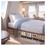 DegMongee 6-Pack Wall Mounted Shoe Rack with Sticky Strips, Space Saving Hanging Shoe Rack, No-Drill Hanging Shoe Shelves, Ideal for RV, Campers, Door, Closet