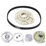 Pulley Clutch Kit W10006384 Drive Belt W10528947 Basket Hub by BlueStars - Compatible with Whirlpool Kenmore Maytag Washers - Replaces PS10057144 W10326374 AP6014712 AP5665171 W10396887