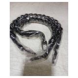 Uxcell Braided Purse Strap, 2Pcs 44.7cm/17.6" Black PU Leather Replacement Handle, Short Handbag Strap Top Braided Handle with Black Buckles for Underarm Bags, Handbags, Bucket Bags