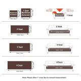 tianxinbaobei Boho Couch Cover, Non Slip Washable Sofa Covers, Chenille Couch Covers Quilted, Bohemian Sofa Slipcovers, Furniture Protector for Armrest and Backrest(White,36"x36",1pc)