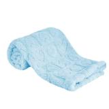 Sherpa Fleece Baby Blanket Heart Checkered Blanket, Ultra Soft Fluffy Premium Baby Blankets for Boys Girls, Cozy Infant Toddler Newborn Receiving Blankets for Crib Stroller 30-40 (Blue)