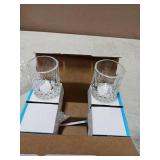 Meanplan 2.7oz Mini Shot Glasses Set Tasting Glasses Heavy Base Clear Shot Cup Cute Cordial Mini Wine Cups for Serving Whiskey, Wine, Juice 6pack