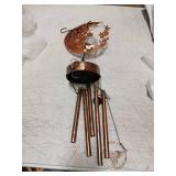 Solar Moon Fairy Wind Chimes,Moon Gifts for Mom Women Men Sympathy Festival Birthday Mothers Day,Hanging Outdoor Decor Cracked Glass Ball Memorial Large Wind Chimes, Decorations for Garden Patio Porch