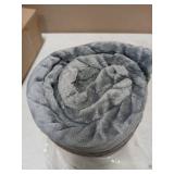 Bedsure GentleSoft Fleece Throw Blanket for Couch Grey - Lightweight Plush Fuzzy Cozy Soft Blankets and Throws for Sofa, 50x60 inches