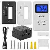 Upgrade Gas Fireplace Remote Control Kit, Thermostatic ON/Set/Off Remote Control Set for skytech, Ambient, Majestic, Monessen, Vermont Fireplaces Stoves, Control Millivolt Gas Valve, 5 Year Warranty