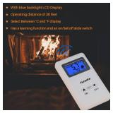 Upgrade Gas Fireplace Remote Control Kit, Thermostatic ON/Set/Off Remote Control Set for skytech, Ambient, Majestic, Monessen, Vermont Fireplaces Stoves, Control Millivolt Gas Valve, 5 Year Warranty