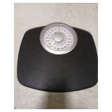 Adamson A25W Scales for Body Weight - Up to 400 LB - 5.3" Dial on 12.4" x 10.2" Platform - Anti-Skid Rubber Surface - High Precision Bathroom Scale Analog - Durable with 20-Year Assurance - White