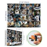 MINIWAN Fun Cats Puzzle - 1000 Piece Jigsaw Puzzle for Adults | Premium Quality Family Activity | Challenging Game Night Fun | Finished Size: 27.6 x 19.7 Inches