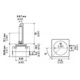 HELLA D1S 4300 K Xenon Standard Bulb, (85V, 35W)