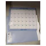 32" x 48" 2026 Wall Calendar, Folded Wet & Dry Erase Wall Calendar 12 Month, Yearly Laminated Wall Calendars, Reversible Annual Planner, Horizontal/Vertical, with Julian Dates