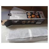 LNNIW Warming Mat for Food,Food Warming Mat,Electric Warming Tray for Buffets Party and Home Daily Use,Heating Fastly in 10s,Portable Design,Timed Function for Your Family.