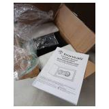 Bonsaii Safe Box with Electronic Keypad, Steel Security Lock Box with Key, 0.23 Cubic Feet, 9.06" W x 6.69" D x 6.69" H, Small Hidden Safe for Cash Jewelry