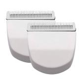 Audoc 2PCS White Professional Peanut Clippers/Trimmers Snap On Replacement Blades #2068-300-Fits Compatible with Peanut Hair Clipper
