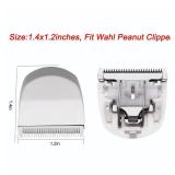 Audoc 2PCS White Professional Peanut Clippers/Trimmers Snap On Replacement Blades #2068-300-Fits Compatible with Peanut Hair Clipper