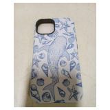 DAIZAG Case Compatible with iPhone 14,Fit Shockproof Cover for Women Girls,Blue Seashell Whale Shark Ocean