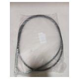 Nowkont 1 PC Car Throttle Control Assembly, Looped 71-inch Throttle Control Cable with Sleeve Cable, Modification Replacement Repair Parts, Suitable for Most Cars, Karts, and Bicycles (Black)